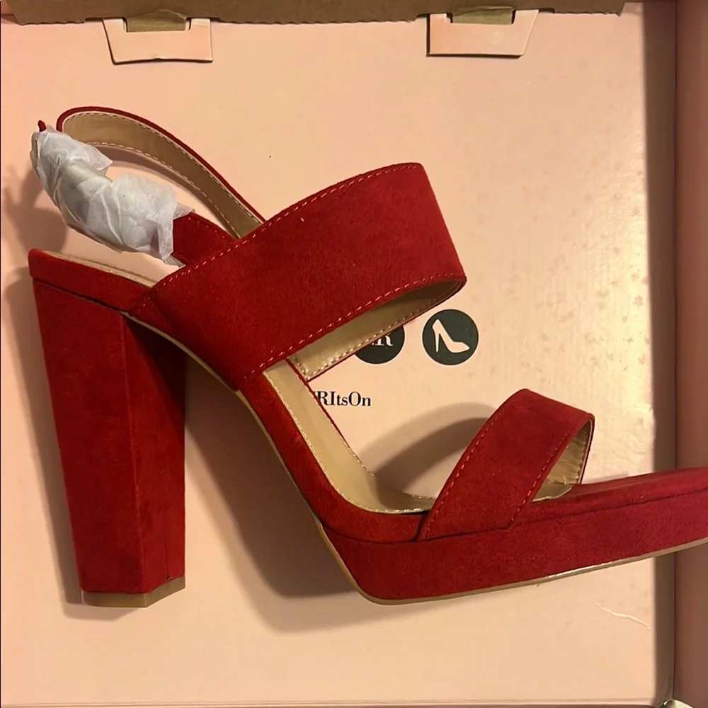 Charlotte Russe Red Samantha-02 Footwear 💕SALE💕 - Picture 1 of 4